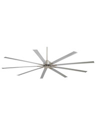 Xtreme 96 inch Ceiling Fan in Brushed Nickel.